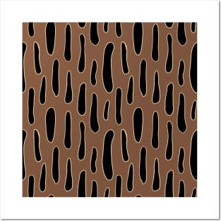 Modern abstract classic tiger stripes Posters and Art